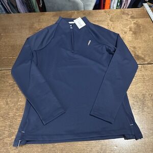 Peter Millar 1/4 Zip Pullover Womens Size M UPF 50  Performance NWT! 125$